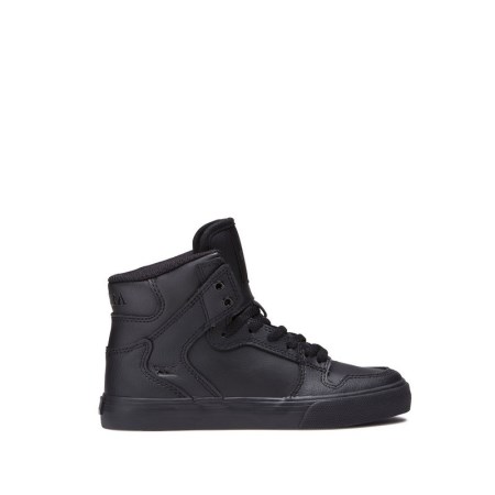 Supra Vaider Svart Høye Sneakers Barn [NO-8-R601]